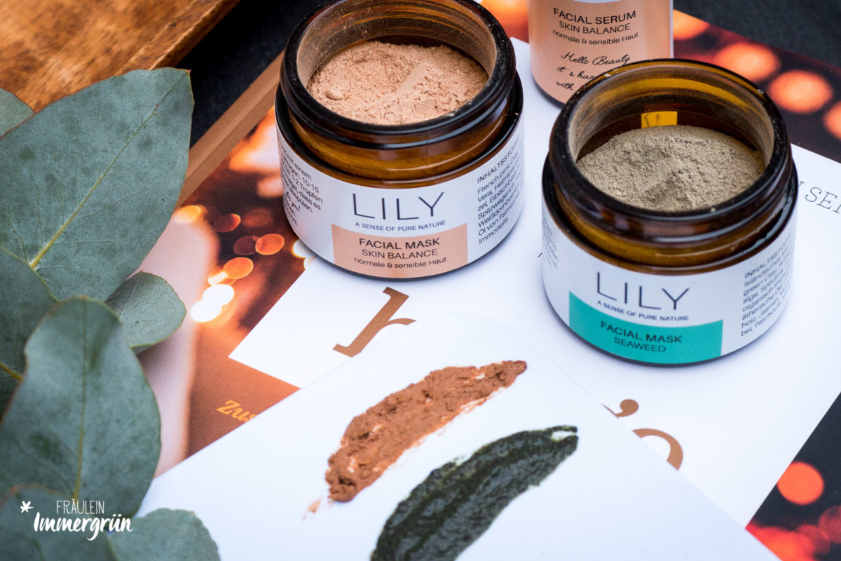 LILY Naturalcosmetics Facial Masks Seaweed und Skin Balance und Facial Serum Skin Balance
