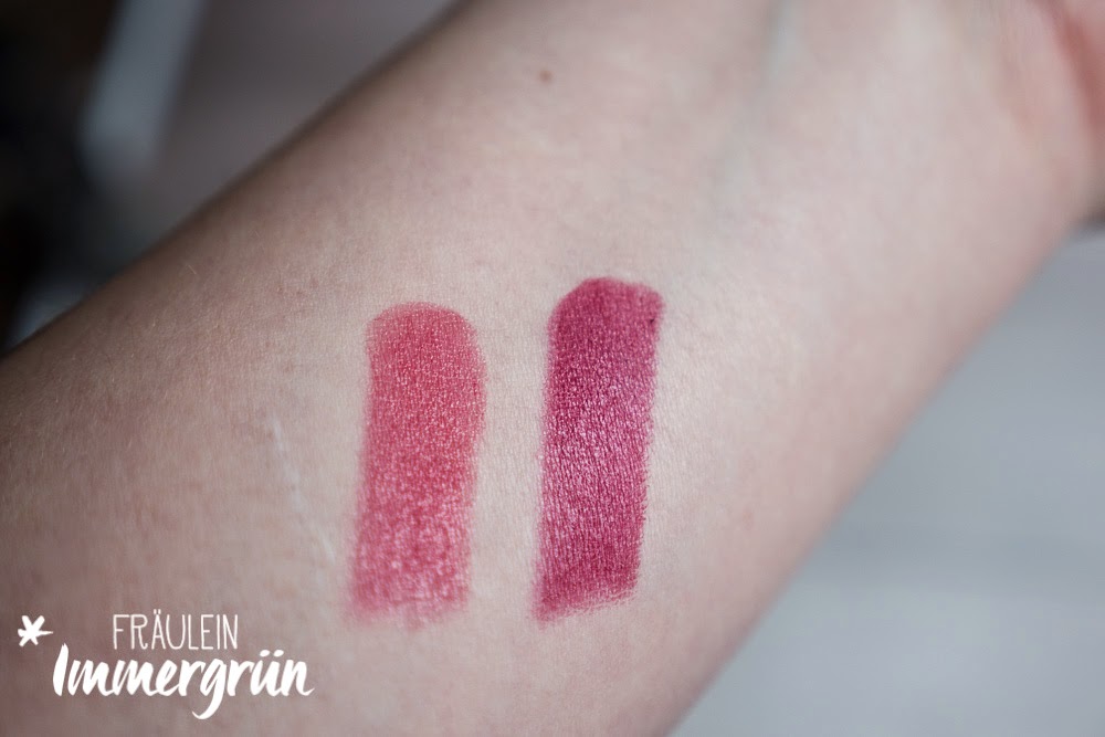 Swatches Beauty Without Cruelty Lippenstifte Raspberry, Reckless Ruby