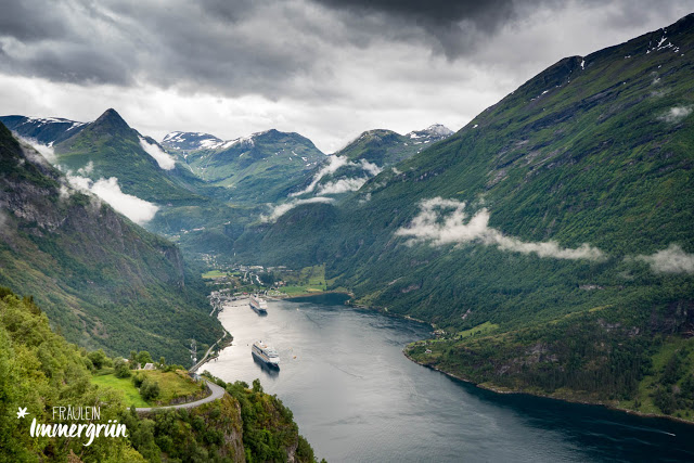 Norwegen: Geirangerfjord von Dalsnibba aus
