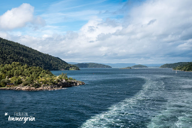 Rückweg von Norwegen mit der Fähre über den Oslofjord