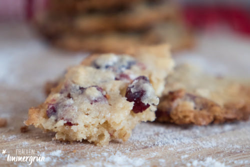 Küchensonntag: Cranberry-Weiße Schokoladen-Cookies | Fräulein Immergrün