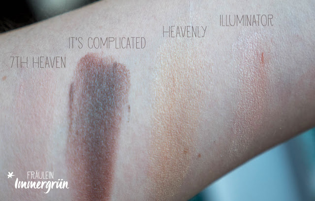 Everyday Minerals Shimmer Eye Shadow, All Over Shimmer Swatches