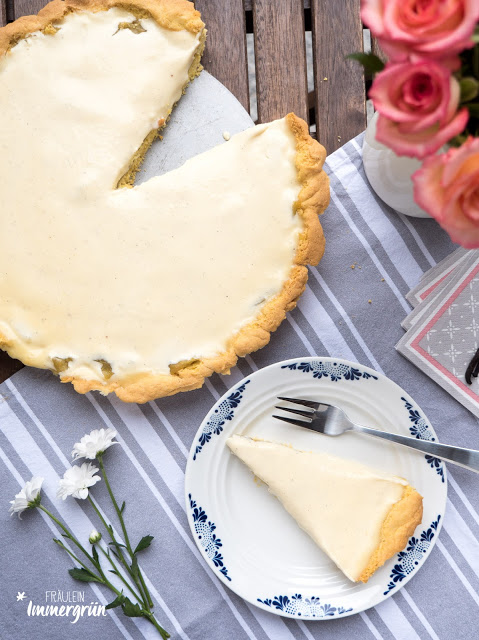 Küchensonntag: Rhabarber-Vanillecreme-Tarte (mit Agar Agar) | Fräulein ...