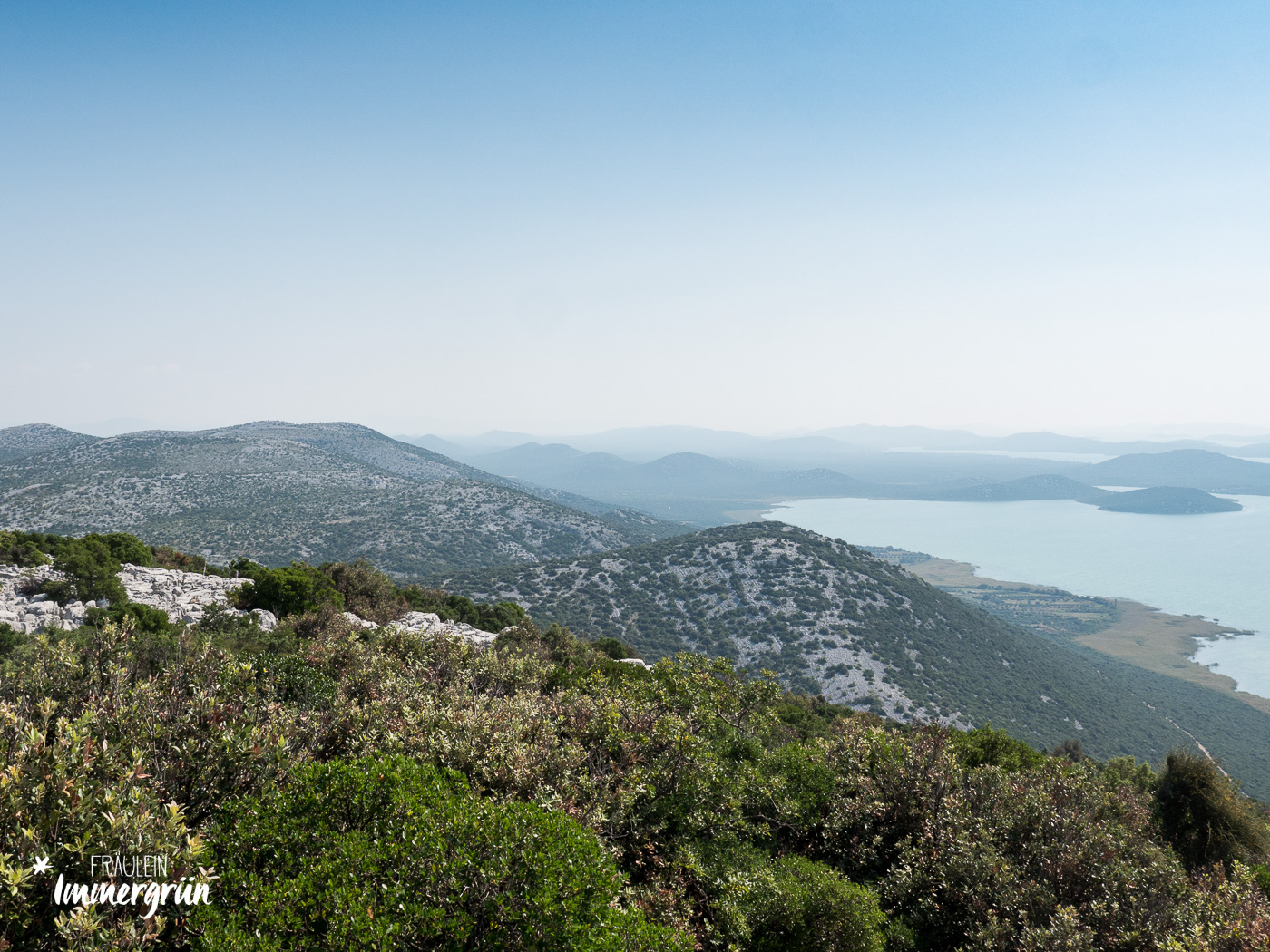Dalmatien in Kroatien: Urlaub an der dalmatinischen Küste in der Nebensaison – Nationalpark Vransko Jezero, Aussichtspunkt Vidikovac Kamenjak