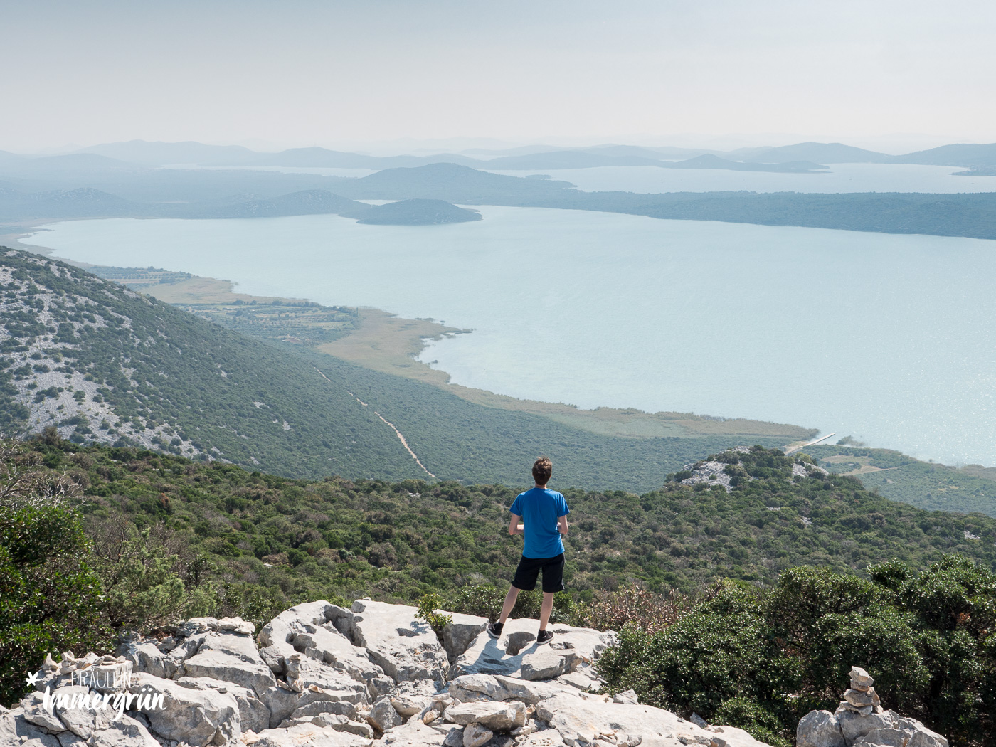 Dalmatien in Kroatien: Urlaub an der dalmatinischen Küste in der Nebensaison – Nationalpark Vransko Jezero, Aussichtspunkt Vidikovac Kamenjak